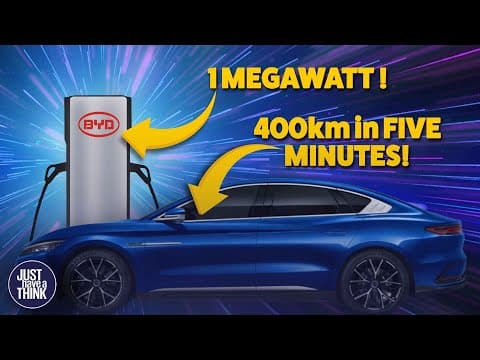 BYD 1 MEGAWATT 5 minute EV Charger. Overdue or Overkill? thumbnail