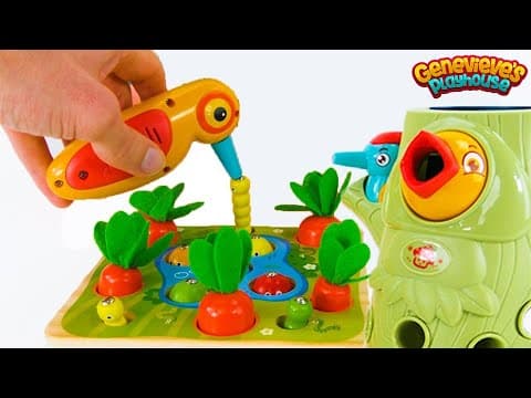 Best Toy Learning Video for Toddlers and Kids - Learn Colors and Counting in the Garden! thumbnail