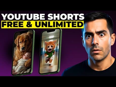 Make Monetizable YouTube Shorts with Meta AI (100% FREE & Unlimited) thumbnail