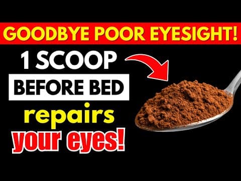 Over 60? Eat THIS Before Bed and WAKE UP With Sharper Vision! | Senior Health thumbnail