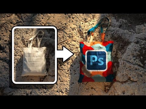 The Only Way to Create Realistic Design Mockups! - Photoshop Tutorial thumbnail