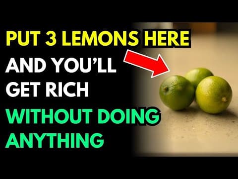 Place 3 Lemons Here, Wealth Will Come, Unstoppable Prosperity thumbnail