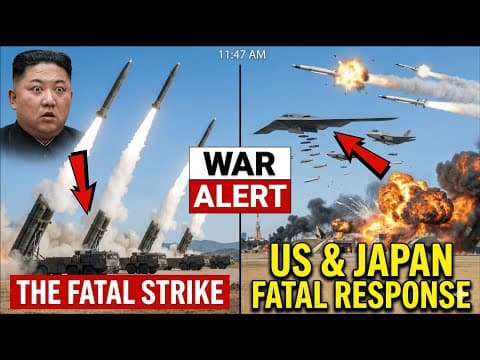 11:47 AM - North Korea Attacked Tokyo With 6 Missiles - What Happened 38 Minutes Later Shocked Kim thumbnail