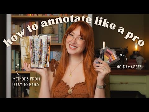 📖 How To Annotate Books Like a Pro ✍🏻 get more out of reading with these tips + tricks! thumbnail