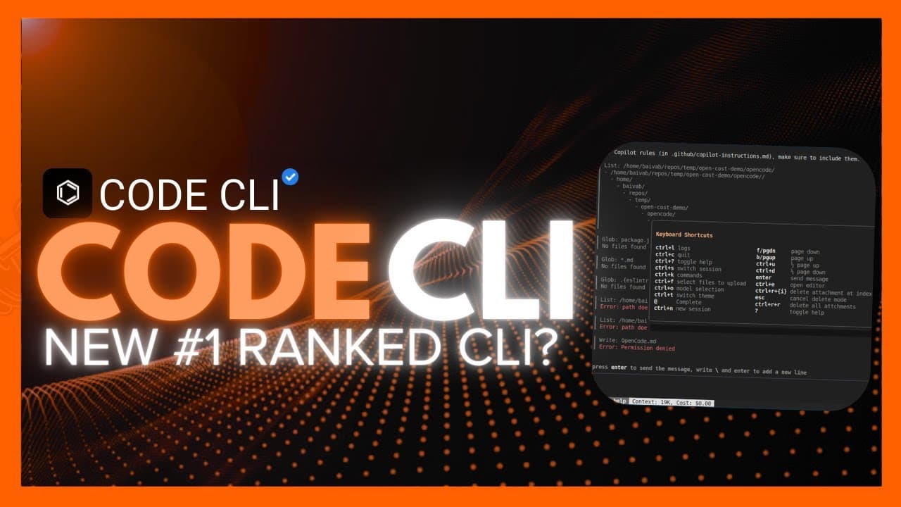 Code CLI: Powerful NEW AI Agentic Coder IS FAST & Ranked #1? RIP Claude ...