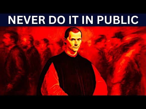 9 Things You Should Never Do in Public - Machiavelli Warned thumbnail