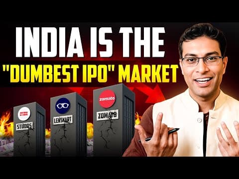 LensKart IPO: Another pump & dump? | How IPOs are pumped (& dumped) in India | Complete Analysis thumbnail