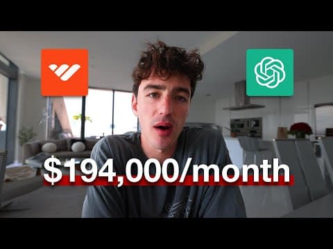 How I made $194k last month so you can just copy me thumbnail