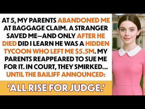 My Parents Abandoned Me At 5 In An Airport — Then Sued Me For $5 5M My Adoptive Dad Left In His Will thumbnail