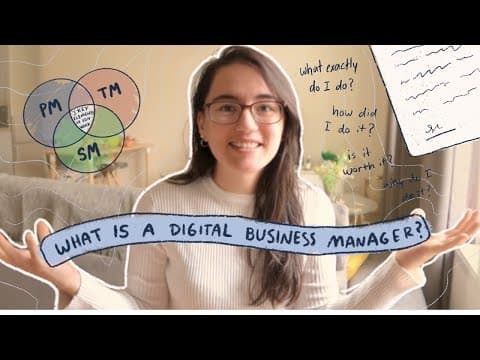what a freelance digital business manager does (& real examples of tasks!) thumbnail