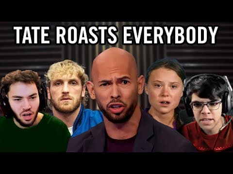 1 Hour of Andrew Tate Roasting Everybody thumbnail
