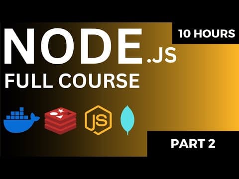 Node JS Full Course 2025 | Microservices, Redis, CI CD, Docker, VPS Hosting | Hostinger | Part 2 thumbnail