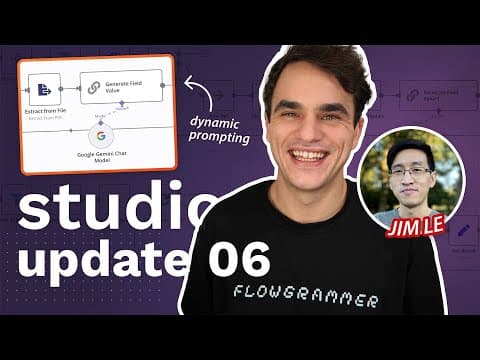 Studio Update #06: Fine Tuning to Tag Support Tickets? Plus Dynamic AI prompting via Spreadsheets thumbnail