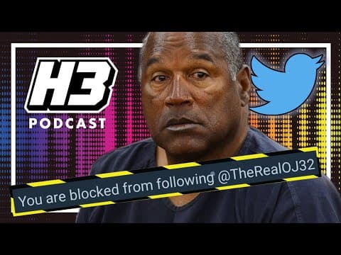 OJ Simpson Blocked Ethan After Getting Burned On Twitter - H3 Podcast #181 thumbnail