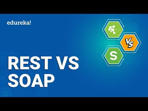 REST vs SOAP | Differences between SOAP and Rest Web Services | NodeJS Training | Edureka thumbnail