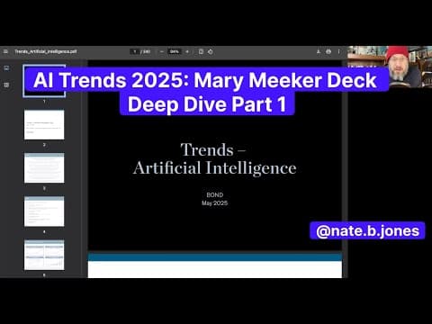 AI Trends 2025: Mary Meeker Deck Deep Dive Part 1 thumbnail