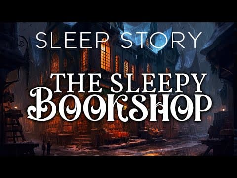 The Bookshop of Sleep: A Magical Sleep Narration with Rain Sounds thumbnail