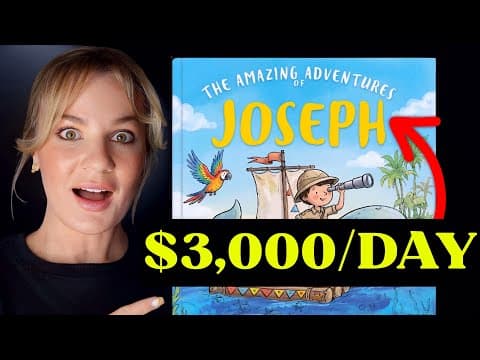 The $8M Personalized Kids Book Trend (How to Start From Home in 2026) thumbnail