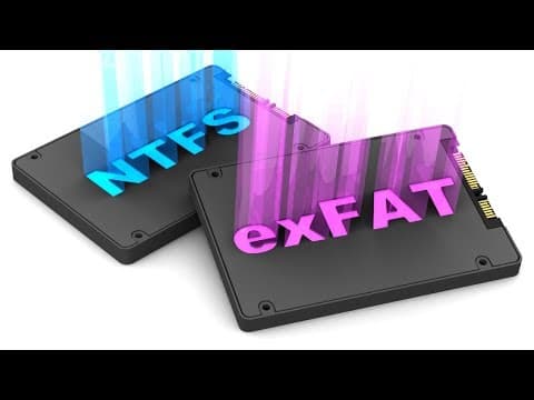 Explaining File Systems: NTFS, exFAT, FAT32, ext4 & More thumbnail