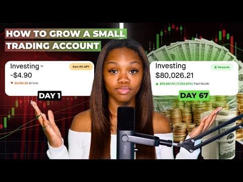 How To Grow A SMALL Trading Account FAST (3 Step Plan) thumbnail