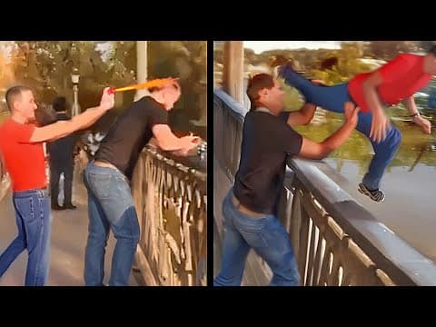 Karen ACTUALLY Messes With The WRONG GUY.. (INSTANT KARMA) thumbnail