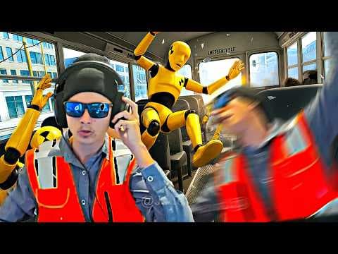 BeamNG but your bus driver scares you thumbnail