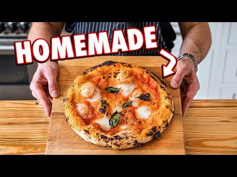 Making Authentic Pizza At Home (2 Ways) thumbnail