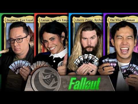 MTG Fallout w/ Kyle Hill  & Tiffany Smith | Game Knights 68 | Magic The Gathering Commander Gameplay thumbnail