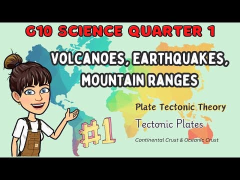 PLATE TECTONIC THEORY | Volcanoes, Earthquakes, Mountain Ranges| Grade 10 Science Quarter 1 Module 1 thumbnail