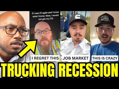 Truckers Are MASS QUITTING After Trucking Recession DESTROYS Industry thumbnail