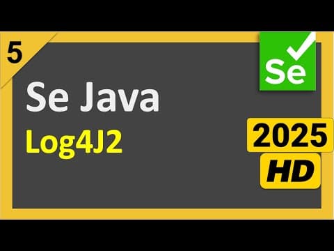 How to implement Logging using Log4J thumbnail