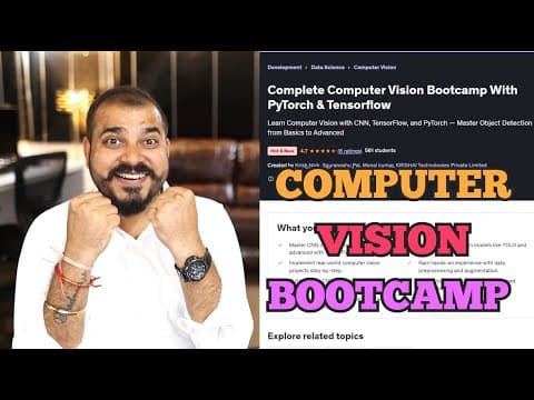The Most Affordable Bootcamp On Computer Vision With Pytorch And Tensorflow thumbnail