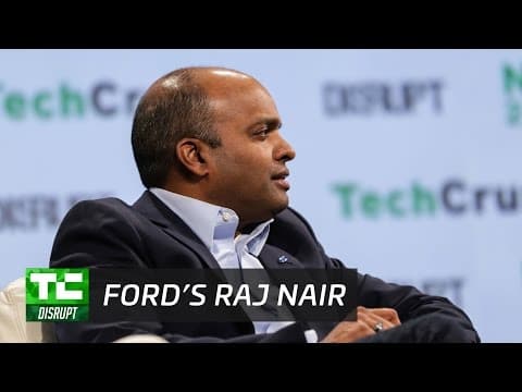 Ford’s future focus with Raj Nair | Disrupt NY 2017 thumbnail