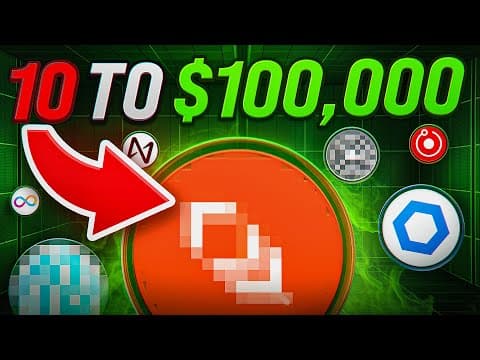 I'm ALL IN on These 10 Altcoins for $100K (TODAY) thumbnail