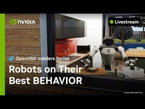 Robots on their Best BEHAVIOR – Fireside Chat With Fei-Fei Li & Jim Fan thumbnail