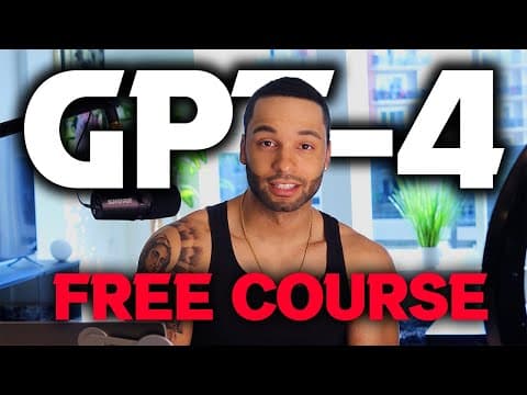 FREE AI Copywriting Course For Beginners Chat GPT-4 (Step By Step) thumbnail
