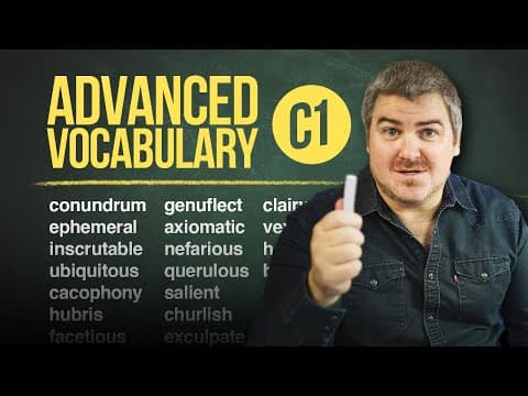 69 Advanced Words (C1 + C2) to Get a Band 9 thumbnail