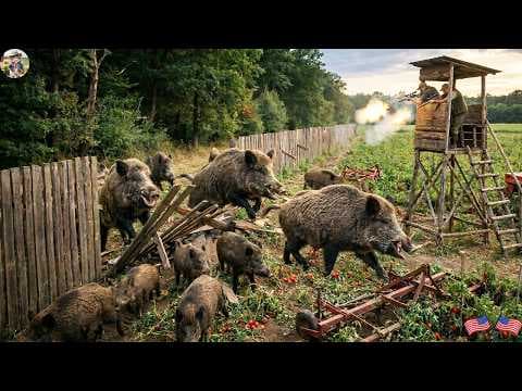 Wild Boar Attacks Farm! Large-Scale Wild Boar Eradication Campaign, Deal Invasive Wild Boars thumbnail