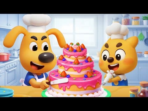 Secret Birthday Party | Happy Birthday | Family Moments | Kids Cartoon | Sheriff Labrador thumbnail