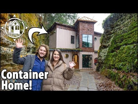 Family builds stunning Container Home between two cliffs! thumbnail