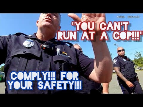 "OFF THE PROPERTY NOW!!!" UNLAWFUL ORDERS IGNORED. LT McCune GET'S EDUCATED. thumbnail