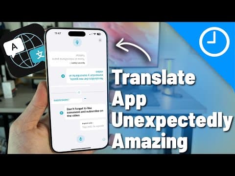 Hands on: Apple's Translate App Is More Impressive Than You Think! | A Complete Guide thumbnail