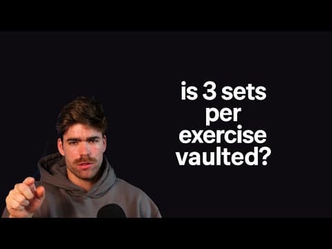 Is Doing Three Sets KILLING your muscle growth? Hypertrophy Q&A thumbnail