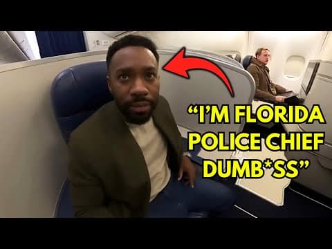 “You Can’t Afford The VIP” Racist Flight Attendant Kicks Black Police Chief Out of First Class thumbnail