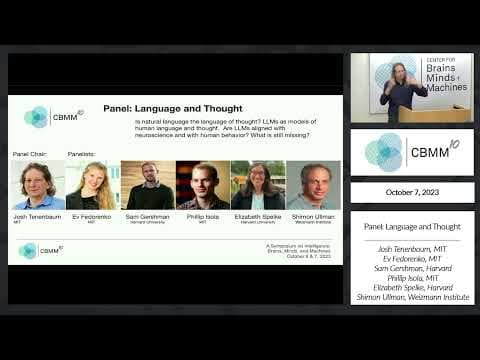 CBMM10 Panel: Language and Thought thumbnail