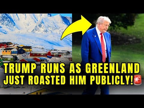 🚨Trump Hides His Face as Greenland Just Dropped A BOMBSHELL thumbnail
