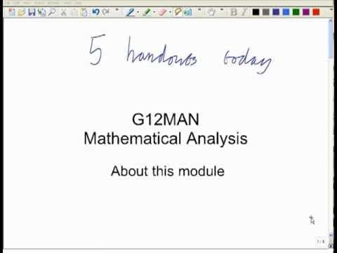 Workshop 1: Math. Analysis thumbnail