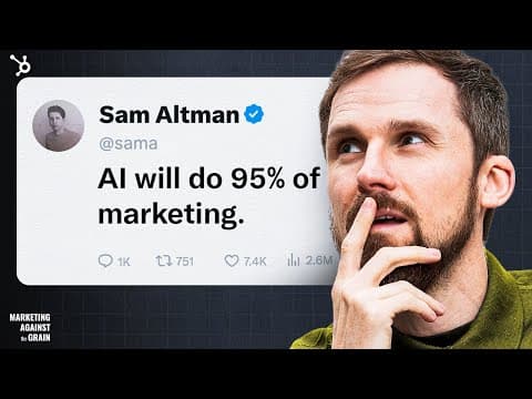 Will AI Automate 95% Of What Marketers Do? thumbnail