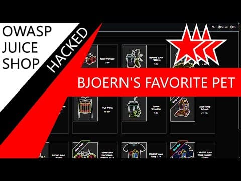 ★ ★ ★ Björn's Favorite Pet (Broken Authentication) thumbnail