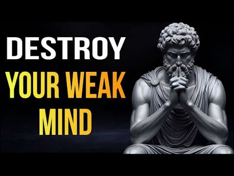 DESTROY YOUR WEAK MIND | Stoicism  thumbnail